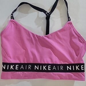 Nike Air Sports Bra Pink Size Large